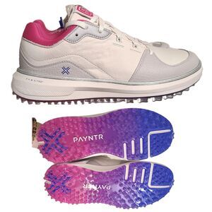 PAYNTR Classic LX Golf Shoes RARE COLOR  Sneakers US 7 White Pink Brand New